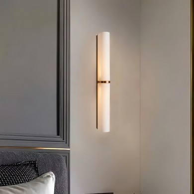 Giulia Minimalist LED Double Tube Glass Wall Light