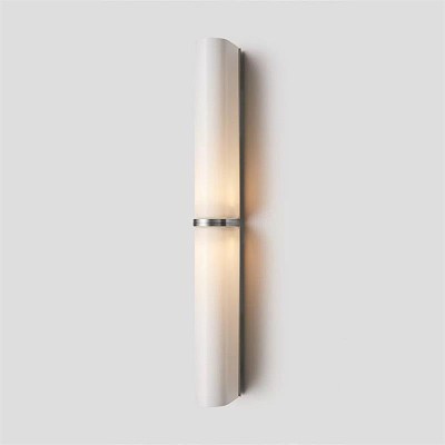 Giulia Minimalist LED Double Tube Glass Wall Light Giulia Minimalist LED Double Tube Glass Wall Light