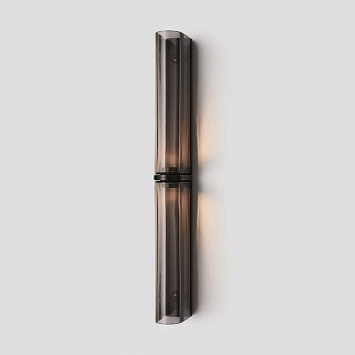 Giulia Minimalist LED Double Tube Glass Wall Light Giulia Minimalist LED Double Tube Glass Wall Light