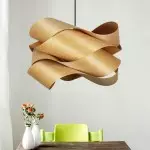Alma Natural Wood Link Suspension Pendant Light Alma Natural Wood Link Suspension Pendant Light