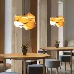 Alma Natural Wood Link Suspension Pendant Light Alma Natural Wood Link Suspension Pendant Light