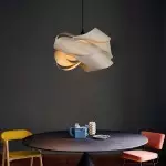 Alma Natural Wood Link Suspension Pendant Light Alma Natural Wood Link Suspension Pendant Light