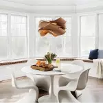 Alma Natural Wood Link Suspension Pendant Light Alma Natural Wood Link Suspension Pendant Light