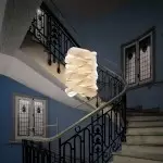 Alma Natural Wood Link Suspension Pendant Light Alma Natural Wood Link Suspension Pendant Light