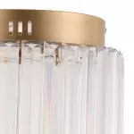 Collins Retro Crystal Drum Semi Flush Mount Ceiling Light