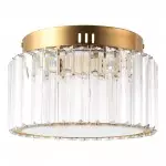 Collins Retro Crystal Drum Semi Flush Mount Ceiling Light