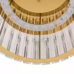 Collins Retro Crystal Drum Semi Flush Mount Ceiling Light