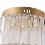 Collins Retro Crystal Drum Semi Flush Mount Ceiling Light