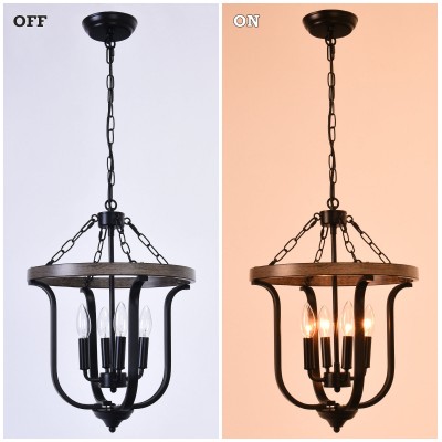 Richardson Industrial Black Wrought Iron Cage Pendant Light Richardson Industrial Black Wrought Iron Cage Pendant Light