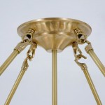Palmer Retro Acrylic Flower Semi Flush Mount Chandelier Palmer Retro Acrylic Flower Semi Flush Mount Chandelier