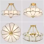 Palmer Retro Acrylic Flower Semi Flush Mount Chandelier Palmer Retro Acrylic Flower Semi Flush Mount Chandelier