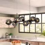 Palmer Retro Acrylic Flower Semi Flush Mount Chandelier Palmer Retro Acrylic Flower Semi Flush Mount Chandelier