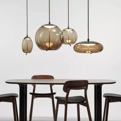 Lewis Modern LED Geometric Glass Pendant Light Lewis Modern LED Geometric Glass Pendant Light