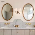 Stefania Rustic Pleated Fabric Shade Sconce