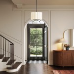 Hanahs Farmhouse Milk Glass Scalloped Shade Pendant Light Hanahs Farmhouse Milk Glass Scalloped Shade Pendant Light