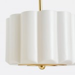 Hanahs Farmhouse Milk Glass Scalloped Shade Pendant Light Hanahs Farmhouse Milk Glass Scalloped Shade Pendant Light