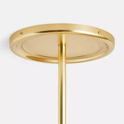 Hanahs Farmhouse Milk Glass Scalloped Shade Pendant Light