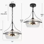 Florentine Rustic Brass Dome Clear Glass Pendant Light Florentine Rustic Brass Dome Clear Glass Pendant Light