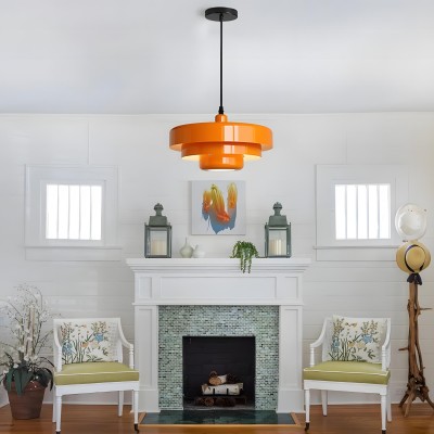 Modern Scandinavian Multi‑Layer Colorful Pendant Light Modern Scandinavian Multi‑Layer Colorful Pendant Light