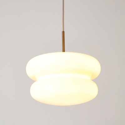 Josie Cream Bauhaus Opal Glass Pendant Light Josie Cream Bauhaus Opal Glass Pendant Light