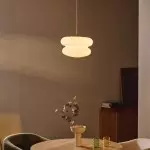 Josie Cream Bauhaus Opal Glass Pendant Light Josie Cream Bauhaus Opal Glass Pendant Light