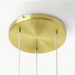 Baya Natural Three-Color Opal Glass Cluster Pendant Light Baya Natural Three-Color Opal Glass Cluster Pendant Light