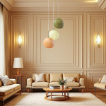 Baya Natural Three-Color Opal Glass Cluster Pendant Light Baya Natural Three-Color Opal Glass Cluster Pendant Light