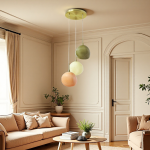 Baya Natural Three-Color Opal Glass Cluster Pendant Light Baya Natural Three-Color Opal Glass Cluster Pendant Light