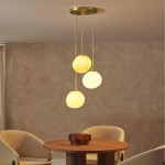 Baya Natural Three-Color Opal Glass Cluster Pendant Light Baya Natural Three-Color Opal Glass Cluster Pendant Light