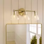 Keen Farmhouse Cooper Recycled Glass Dome Sconce