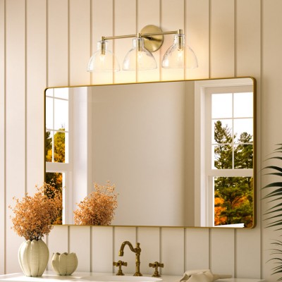 Keen Farmhouse Cooper Recycled Glass Dome Sconce