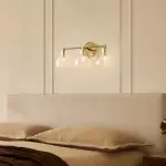 Keen Farmhouse Cooper Recycled Glass Dome Sconce