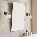 Keen Farmhouse Cooper Recycled Glass Dome Sconce