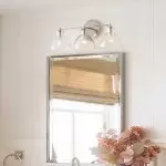 Keen Farmhouse Cooper Recycled Glass Dome Sconce