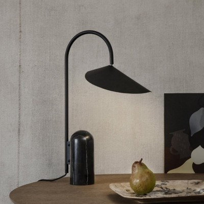 Zoya Marble Base Alocasia Leaf Table Lamp Zoya Marble Base Alocasia Leaf Table Lamp
