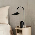 Zoya Marble Base Alocasia Leaf Table Lamp