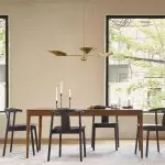 Ithrax Light Bronze Metal Lotus Leaves Chandelier