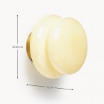 Josie Cream Bauhaus Opal Glass Wall Light Josie Cream Bauhaus Opal Glass Wall Light