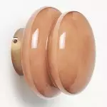 Josie Cream Bauhaus Opal Glass Wall Light Josie Cream Bauhaus Opal Glass Wall Light