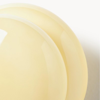 Josie Cream Bauhaus Opal Glass Wall Light Josie Cream Bauhaus Opal Glass Wall Light