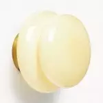 Josie Cream Bauhaus Opal Glass Wall Light Josie Cream Bauhaus Opal Glass Wall Light