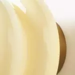 Josie Cream Bauhaus Opal Glass Wall Light Josie Cream Bauhaus Opal Glass Wall Light