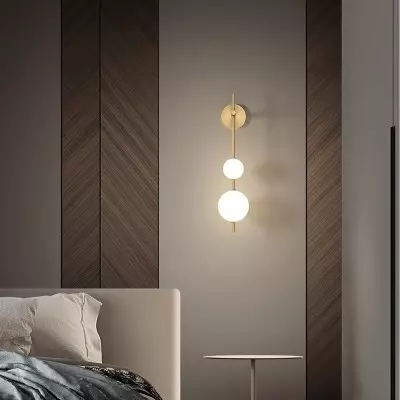 Paeon Vertical Glass Globe Wall Sconce Paeon Vertical Glass Globe Wall Sconce