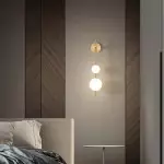 Paeon Vertical Glass Globe Wall Sconce