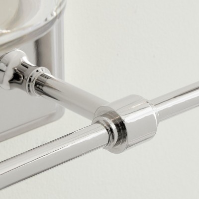Murano Farmhouse Clear Glass Vanity Wall Sconce Murano Farmhouse Clear Glass Vanity Wall Sconce