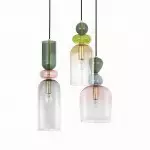 Pearson Nordic Candy Colored Glass Cluster Pendant Light
