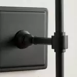 Murano Farmhouse Clear Glass Vanity Wall Sconce