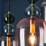 Pearson Nordic Candy Colored Glass Cluster Pendant Light