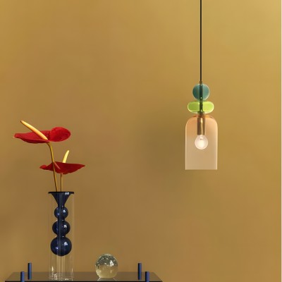 Pearson Nordic Candy Colored Glass Cluster Pendant Light Pearson Nordic Candy Colored Glass Cluster Pendant Light