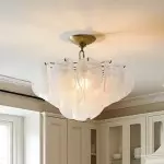 Blisaa Farmhouse Conical Rattan Ceiling Light